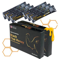 Black Thai Honey 10 Pack – Organic Raw Manuka Honey for Natural Energy